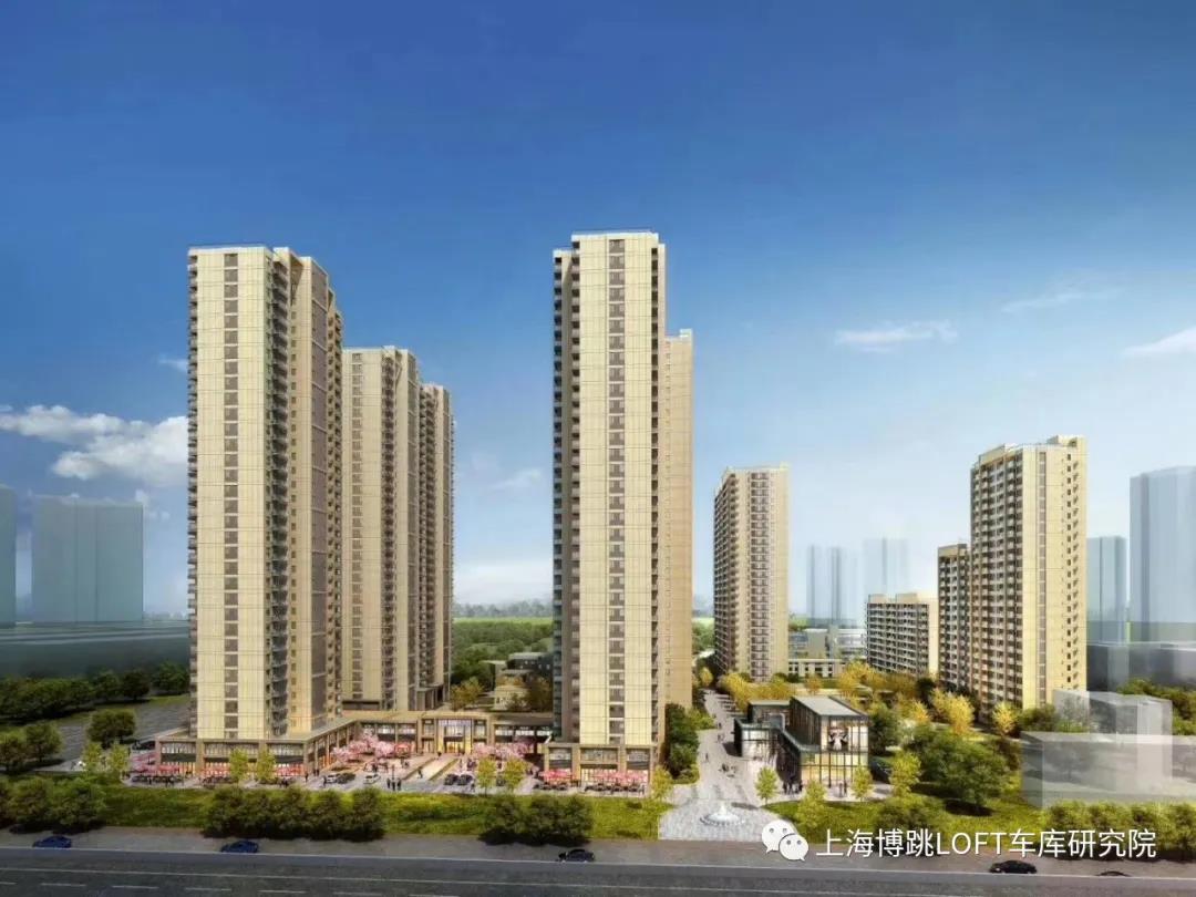 鹤壁采用了LOFT车库武汉当代集团春风十里项目现已结构封顶！